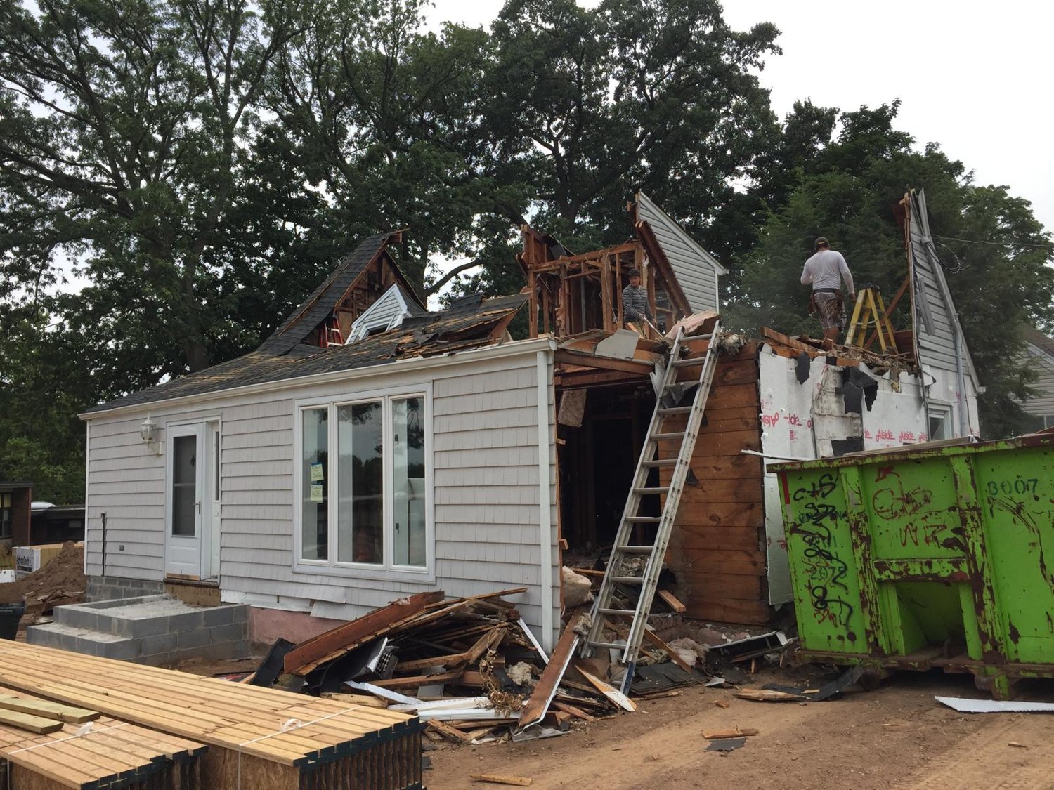 Demolition custom home build Bergen County NJ Bergen Remodeling